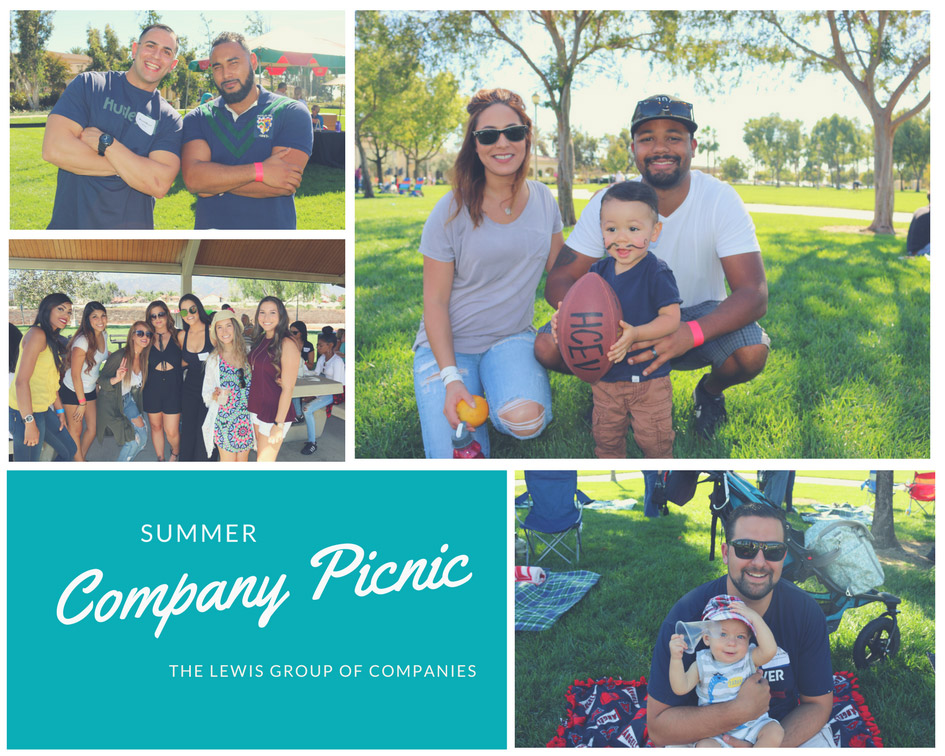 Lewis Careers Summer Company Picnic Collage