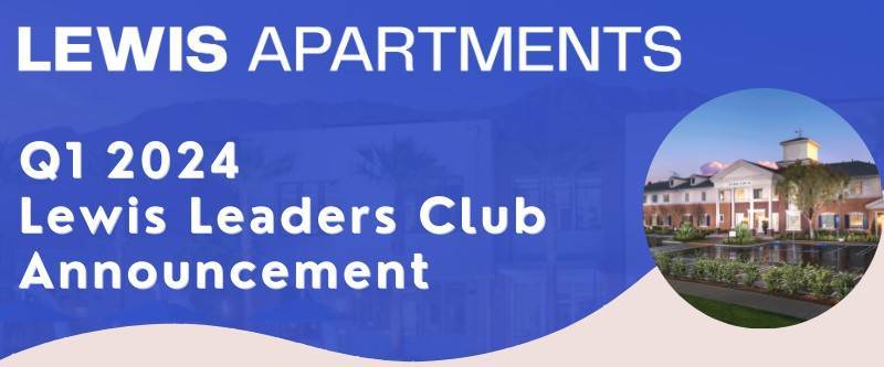 Q1 2024 Lewis Leaders Club Announcement