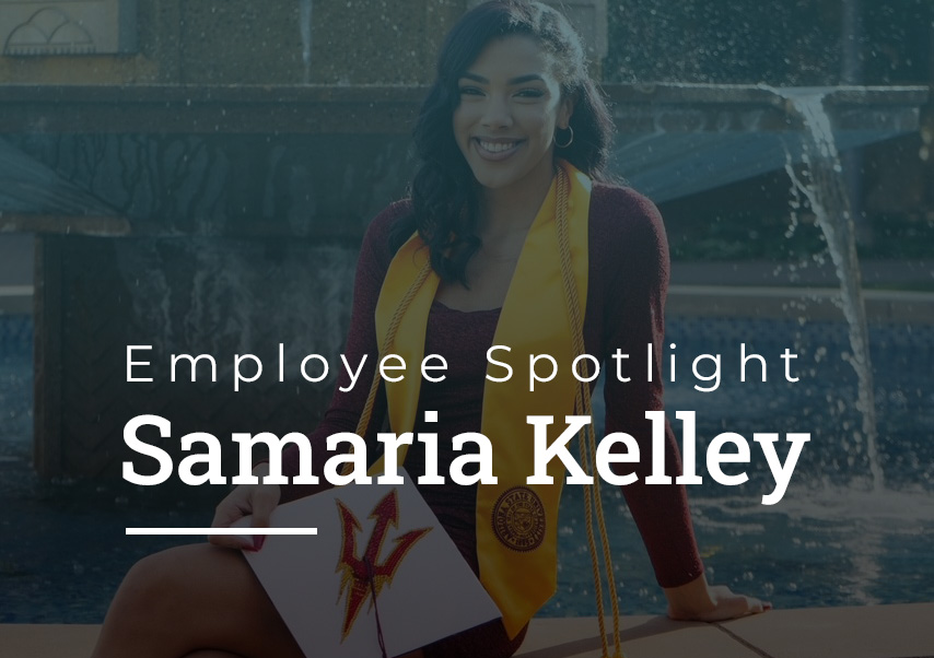 Employee Spotlight, Samaria Kelley