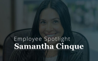 Employee Spotlight, Samantha Cinque