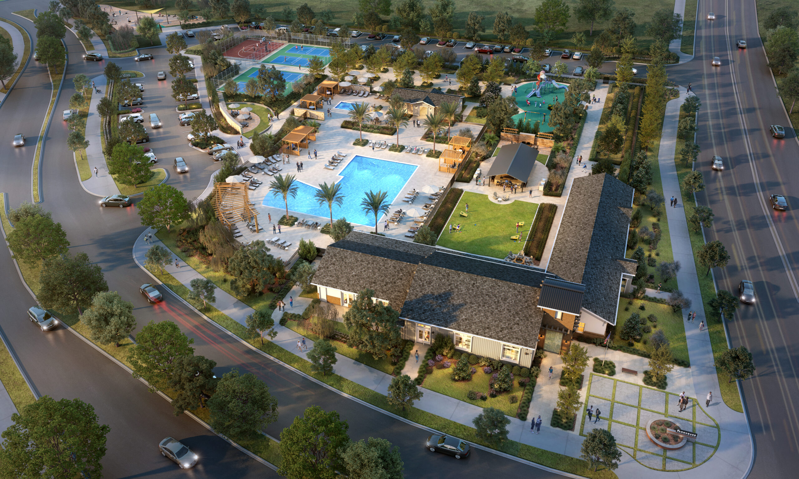 Farmhouse Overview Rendering