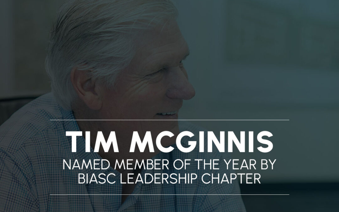 Tim McGinnis Named Member of the Year by BIASC