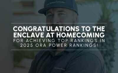 Congratulations to The Enclave at Homecoming for Achieving Top Rankings in the 2025 ORA Power Rankings