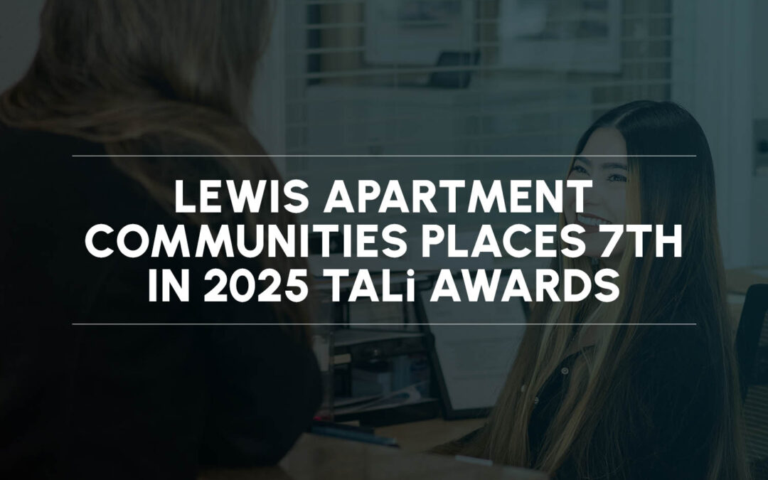 Lewis Apartment Communities Places 7th in 2025 TALi Awards